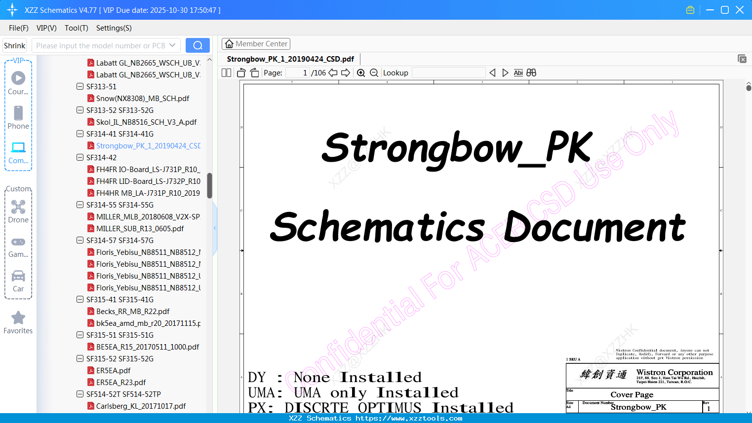 Laptop ACER Strongbow_PK_1_20190424_CSD